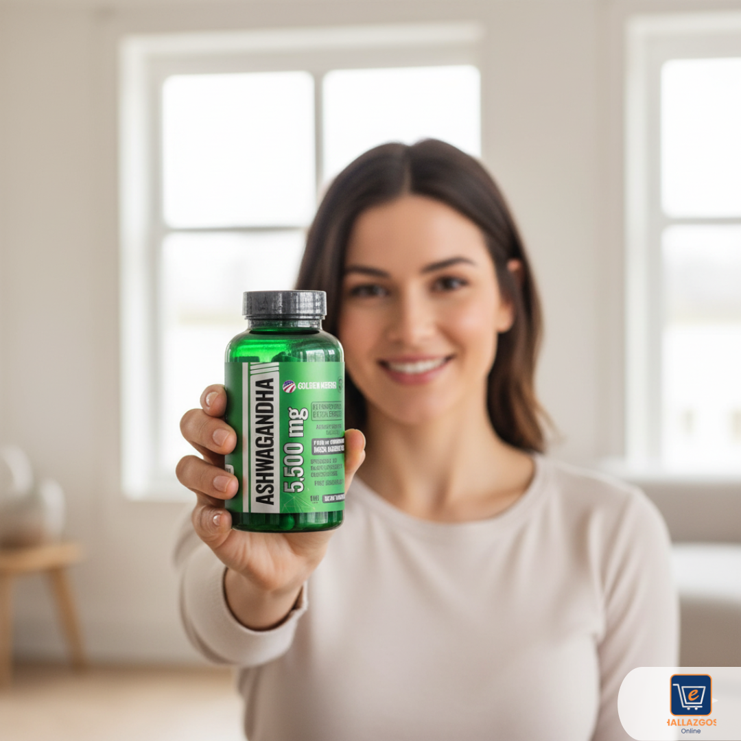 𝐀𝐒𝐇𝐖𝐀𝐆𝐀𝐍𝐃𝐇𝐀 𝟓,𝟓𝟎𝟎 𝐌𝐆 Reduce cortisol & estrés +ENVÍO GRATIS